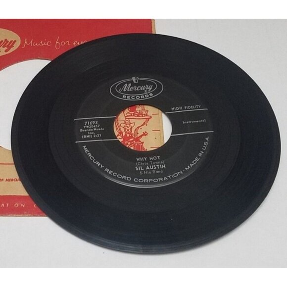 Sil Austin When My Dreamboat Comes Home / Why Not 45 Vinyl 60s Jazz Instrumental - Picture 6 of 6